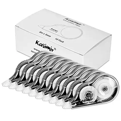 Korrekturroller Kasimir Korrekturmaus Set Korrekturband 10 Stück