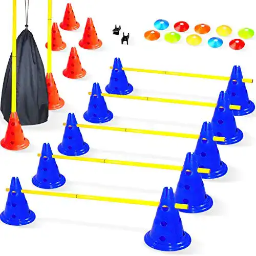 Sprungstangen Baytiz, Hürden Set Verstellbar, Agility Zubehör
