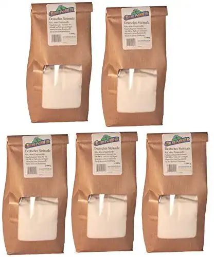 Steinsalz Biebelshofer Deutsches Ursalz, fein, 5 x 1 kg