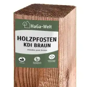 Vierkantholz HaGa PFOSTEN, Zaunpfosten, 7 x 7 x 150cm