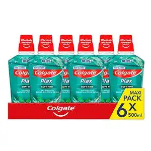Colgate-Mundspülung Colgate Plax Soft Mint, 6 x 500 ml