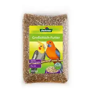 Wellensittichfutter Dehner Vogelfutter, Großsittichfutter, 20 kg