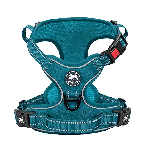 Hundegeschirr mit Brustring PoyPet Hundegeschirr ohne Zug
