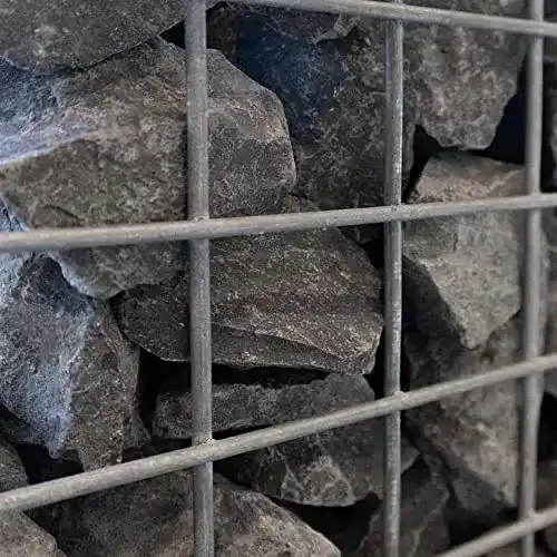 Basalt-Bruchsteine zierkiesundsplitt Basalt Gabionensteine 1000kg