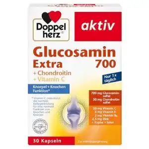Glucosamin Doppelherz 700 Extra mit Chondroitin, 30 Kapseln