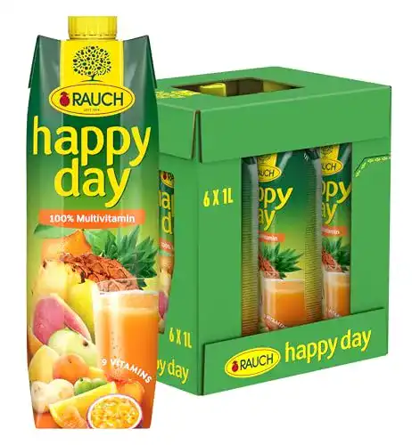 Multivitaminsaft Happy Day Rauch Multivitamin, (6 x 1 l)