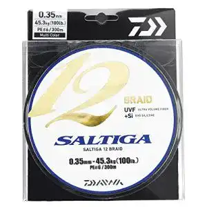 Daiwa geflochtene Schnur Daiwa Saltiga 12 Braid 0,16mm 14kg 300m