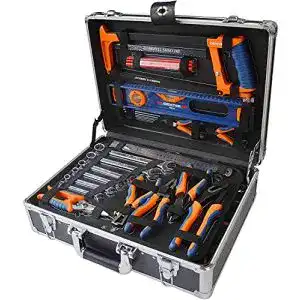 Elektriker-Werkzeugkoffer DEXTER – 130-teiliger Werkzeugkoffer