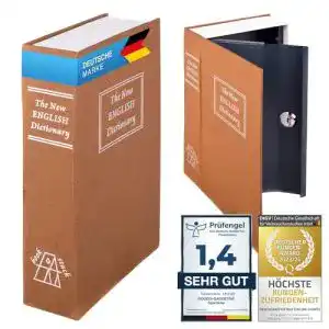 Geldversteck GOODS+GADGETS Buchtresor XXL Buchsafe Tresor
