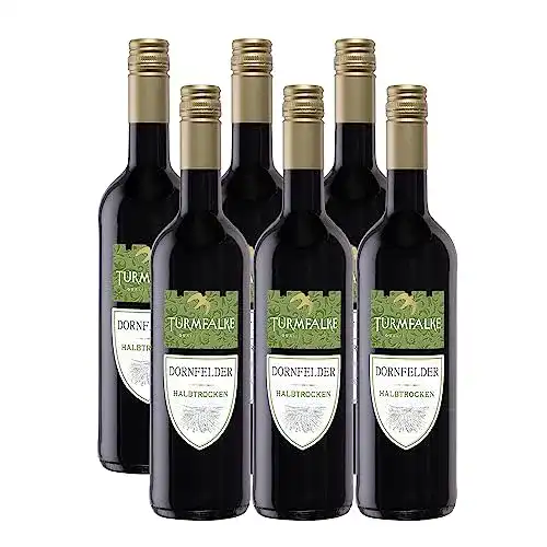 Dornfelder Turmfalke Qualitätswein halbtrocken (6 x 0.75 l)