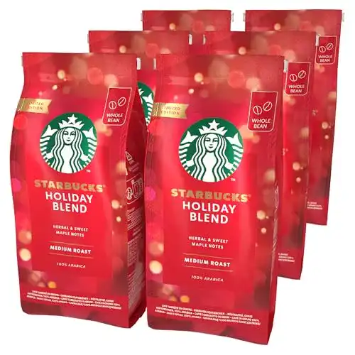 Die beste Starbucks-Kaffee STARBUCKS Holiday Blend, 6 x 190g 2026 Test Bestseller Starbucks-Kaffee STARBUCKS Holiday Blend, 6 x 190g