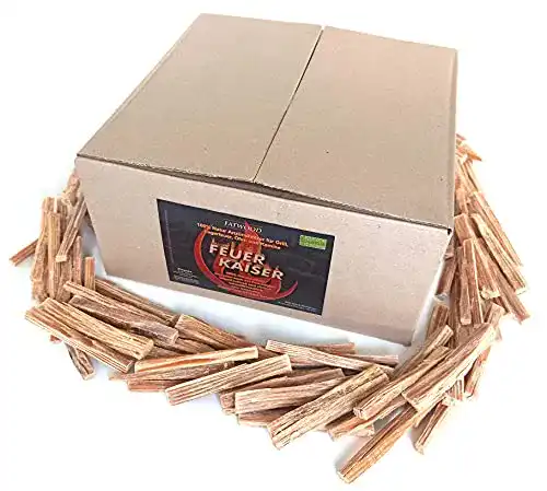 Kienspan FEUERKAISER Fatwood 5kg, 500 Sticks, Länge 10cm