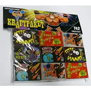 Jugendfeuerwerk STARTRADE Feuerwerk Kraftpaket 142 Einzelteile