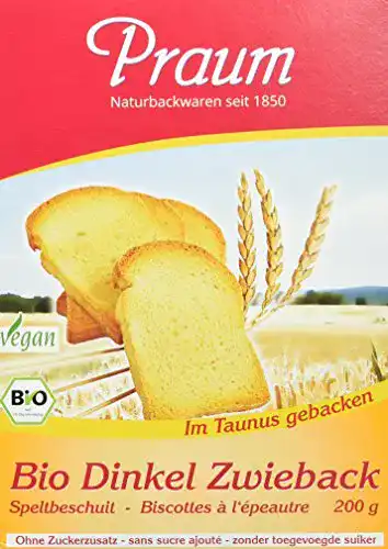 Zwieback Bio Praum Dinkel, 200 g