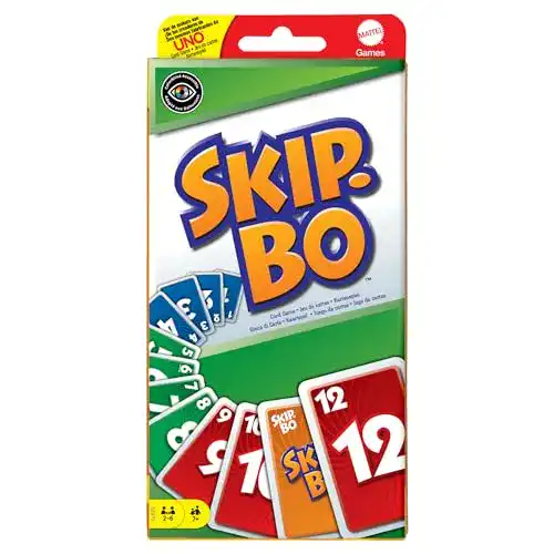 Kartenspiele Mattel Games 52370 Skip-Bo: Beim Skip-Bo