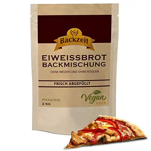Protein-Pizza Backzeit Brothers Eiweiß Pizza-Teig Backmischung