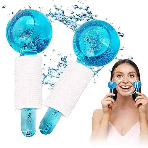 Eisroller Gesicht Miioto 2 Stück Facial Ice Globes, Facial Roller