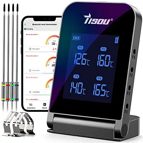 Grillthermometer (Funk) Tisoutec Bluetooth Grillthermometer