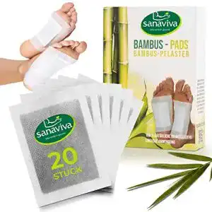 Detox-Fußpflaster sanaviva ® Bambuspflaster [20 Stk]
