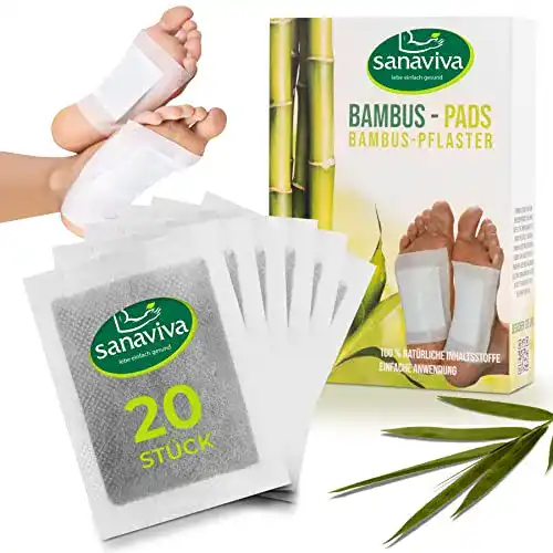 Detox-Fußpflaster sanaviva ® Bambuspflaster [20 Stk]