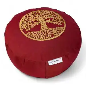 Meditationskissen maylow Yoga mit Herz ® Yogakissen mit Stickerei