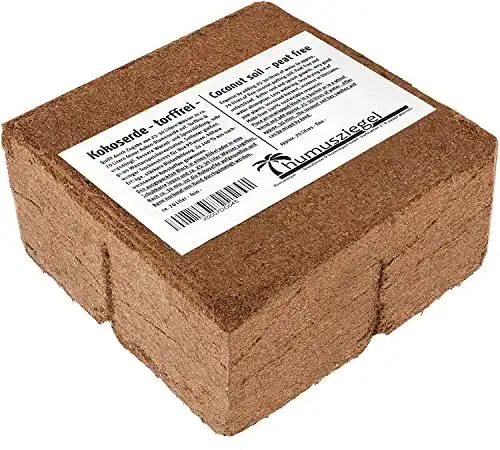 Kokoserde Humusziegel, 70 Liter, Blumenerde aus Kokosfaser
