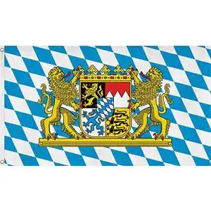 Bayern-Flagge normani XXL Flagge Fahne, genäht