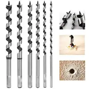 Schlangenbohrer flintronic Holzbohrer, 6 Stück Set, Bohrer, Holz Set