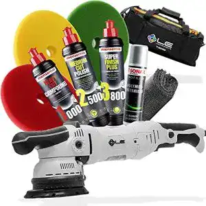 Exzenter-Poliermaschine detailmate Set: Liquid Elements T4000