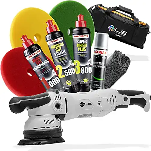 Exzenter-Poliermaschine detailmate Set: Liquid Elements T4000