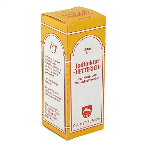 Jod flüssig Hetterich JODTINKTUR 30 ml