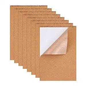 Korkplatten BENECREAT 8 Pack A4 Selbstklebender Kork 21x30cm