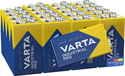 9V-Batterie Varta Industrial Batterie 9V Block, 6LR61, 20er Pack