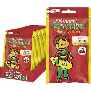 Hustenbonbons Em-Eukal Kinder , 15er Pack (15 x 75 g Packung)