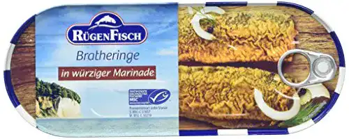 Die beste Heringe (zum Essen) Rügen Fisch Bratheringe 6 x 500 g 2026 Test Bestseller Heringe (zum Essen) Rügen Fisch Bratheringe 6 x 500 g