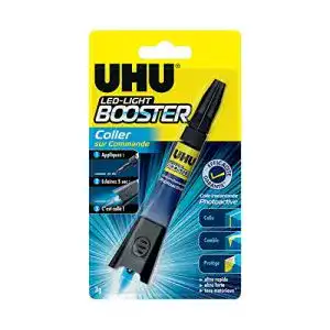 UV-Kleber UHU Booster, transparent Photoaktive Flüssigkeit 3 g