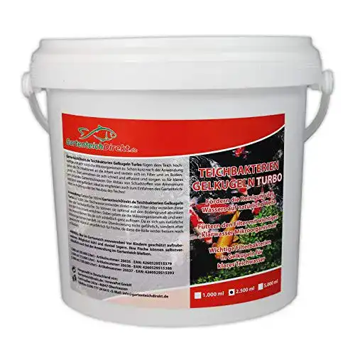 Teichbakterien GartenteichDirekt Gelkugeln Turbo, 2.5 L