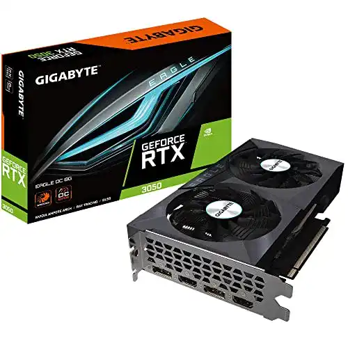 GeForce RTX 3050 Gigabyte Eagle OC 8G NVIDIA 8 GB GDDR6