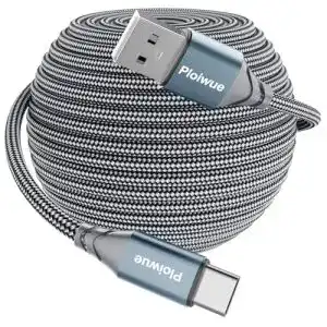 USB-C-Schnellladekabel Ploiwue USB-C-Kabel 2M, C-Typ Nylon
