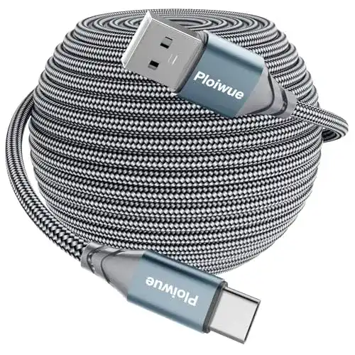 USB-C-Schnellladekabel Ploiwue USB-C-Kabel 2M, C-Typ Nylon