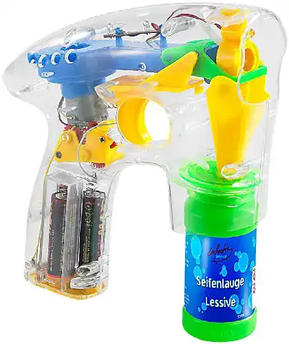 Seifenblasenpistole infactory Luftblasen Pistole: mit LEDs