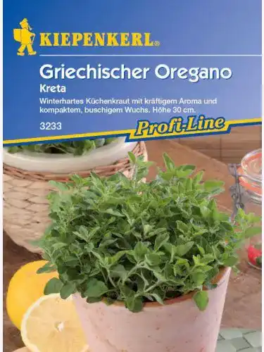 Oregano-Samen Sperli Gemüsesamen Oregano Kreta, grün