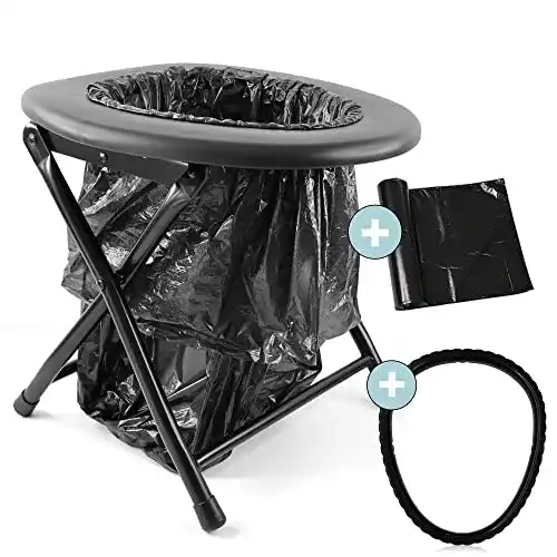 Klapptoilette Keepa Outdoor, mit Sitzhöhe 36 cm, bis 120 kg
