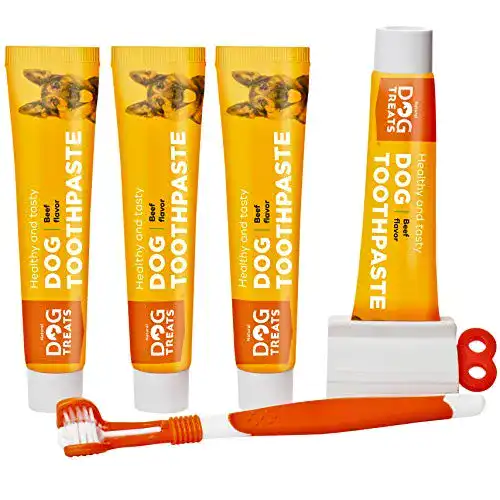 Hundezahnpasta Natural Dog Treats Set für Hunde