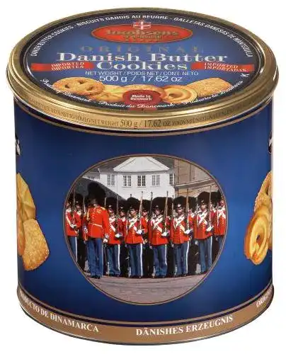 Dänische Kekse Cookies Dänische Butter, 3 x 500 g