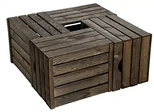Weinkiste Kistenkolli Altes Land 4er Set Massiv, 49 x 42 x 31 cm