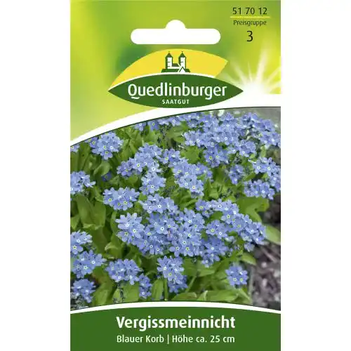 Vergissmeinnicht-Samen Quedlinburger ‘Blauer Korb’, 1 Tüte