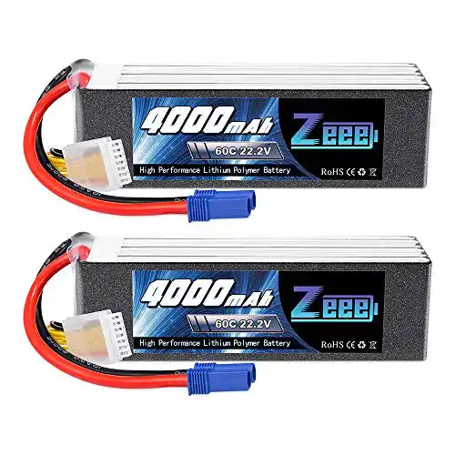 6S-LiPo Zeee 6S Lipo Akku 22,2V 60C 4000mAh RC Batterie