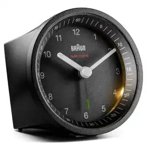 Braun-Wecker Braun Klassischer analoger Funkwecker mit Licht