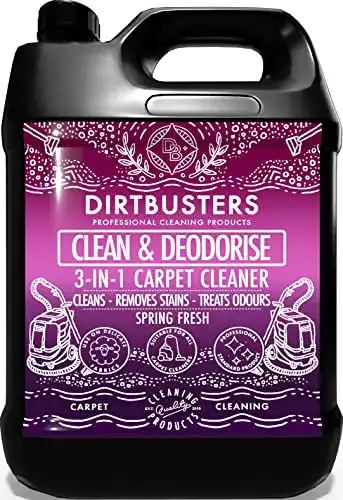 Teppichshampoo Dirtbusters 3 in 1 Teppich- und Polsterreiniger 5 L